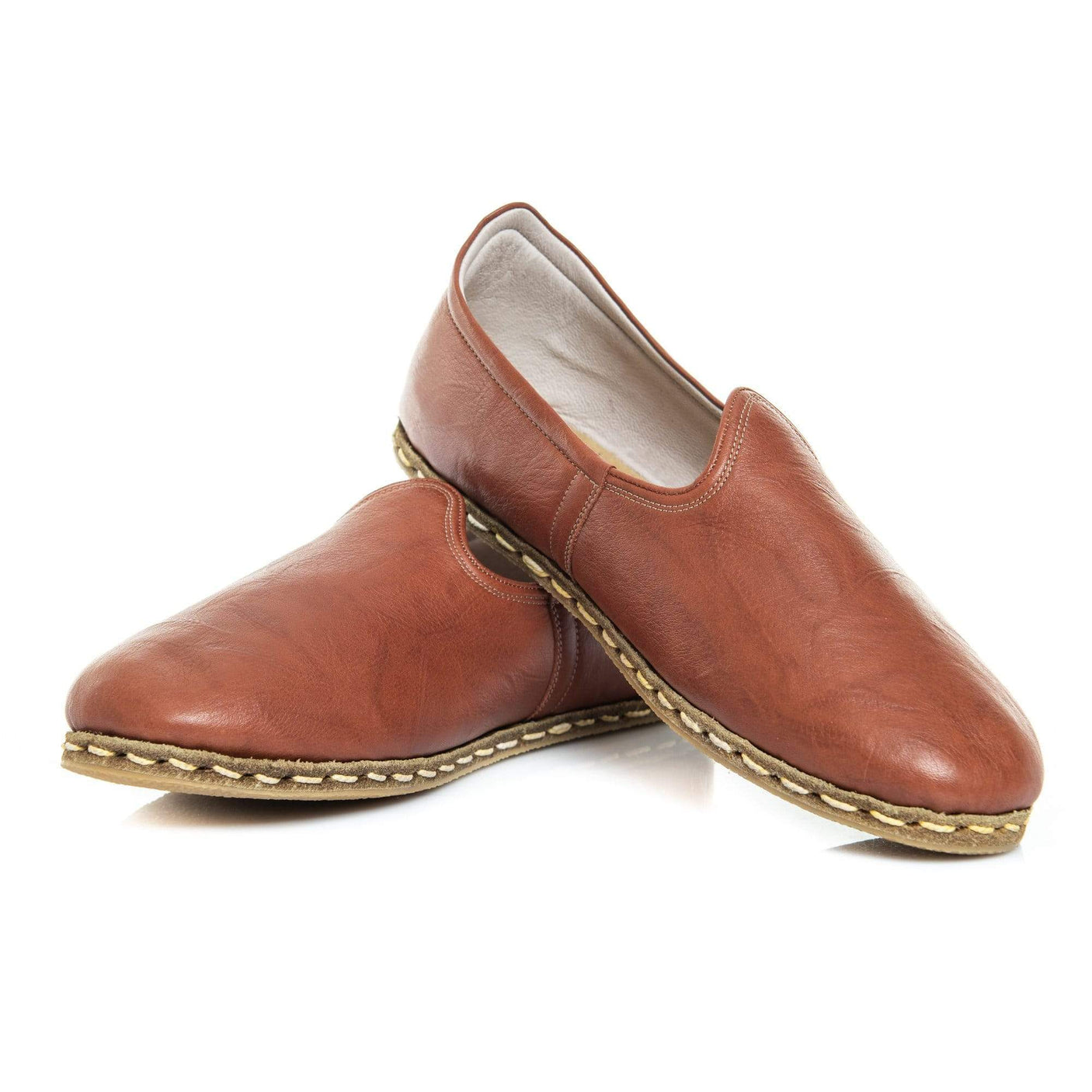 Women's Tan Slip On Shoes