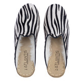 Zebra Shearlings - Turkish Slippers for Women & Men : Atlantis Handmade Shoes