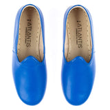 Blaue Slip-On-Schuhe für Damen