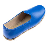Blaue Slip-On-Schuhe für Damen