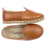 Kids Cocoa Brown Leather Shoes