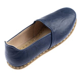 Marineblaue Slip-On-Schuhe für Damen