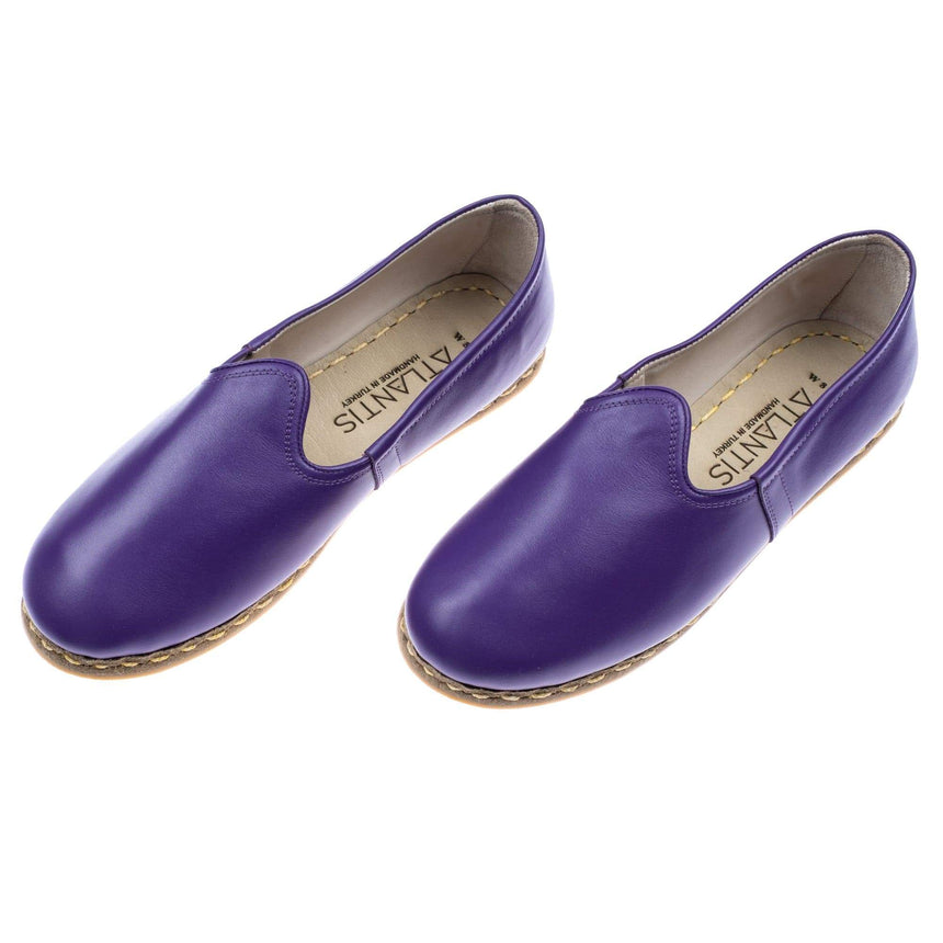 Yemeni Kadın Koyu Mor Slip On Ayakkabı