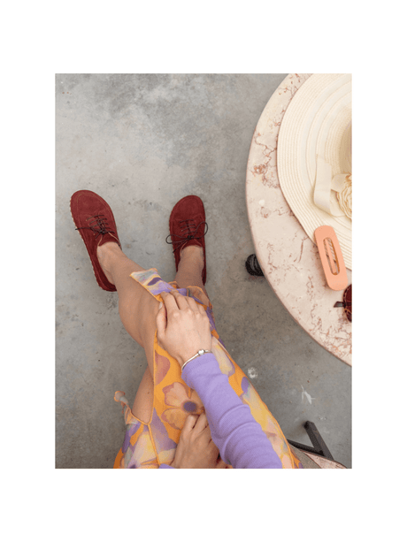 Kadın Bordo Barefoot Spor Ayakkabı