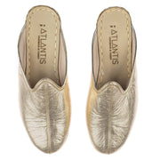 Women's Gold Slippers