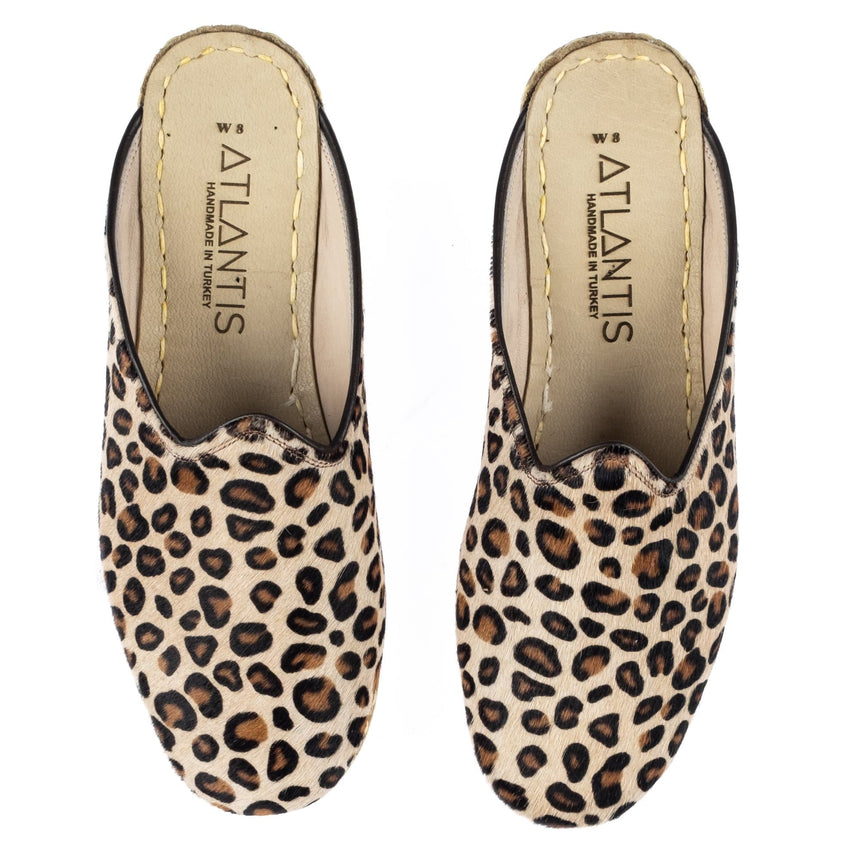 Men's Leopard Slippers US - Main Image