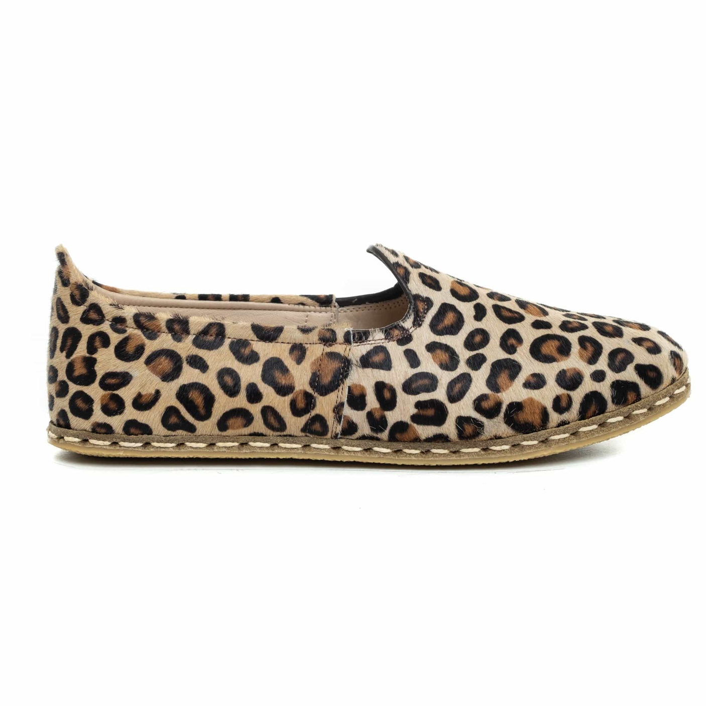 Yemeni Kadın Leopar Desenli Slip On Ayakkabı