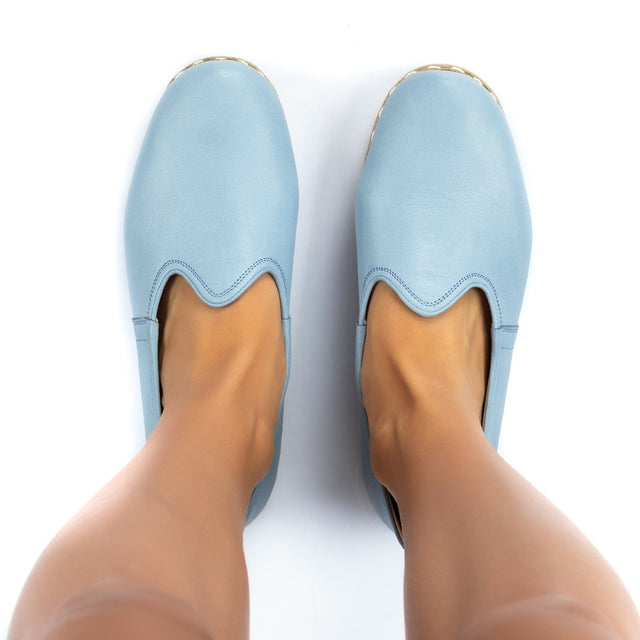 Yemeni Erkek Sky Blue Loafer Ayakkabı