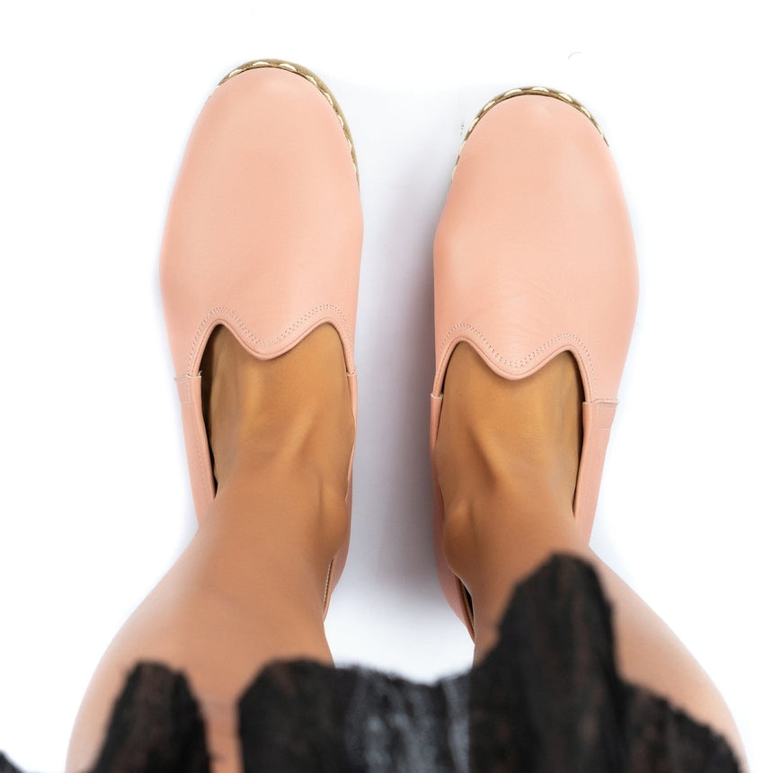 Erkek Toz Pembe Loafer Ayakkabı