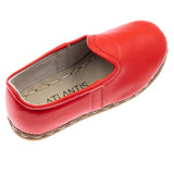 Kids Red Leather Shoes