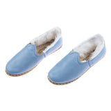Himmelblauer Lammfell für Damen