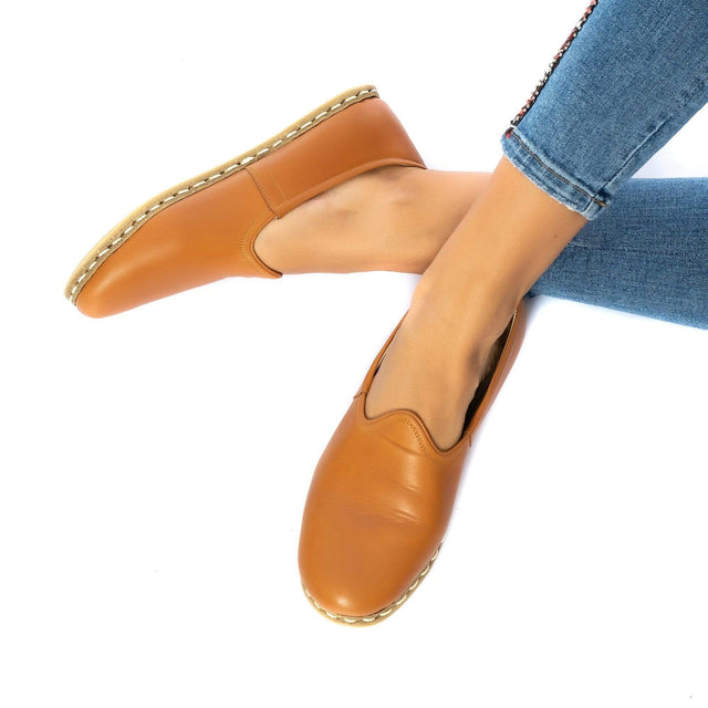Yemeni Kadın Kakao Slip On Ayakkabı