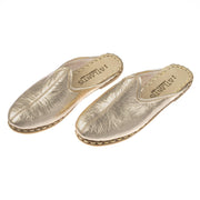 Men's Gold Slippers