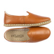 Men's Leather Cocoa Brown Slip On Shoes