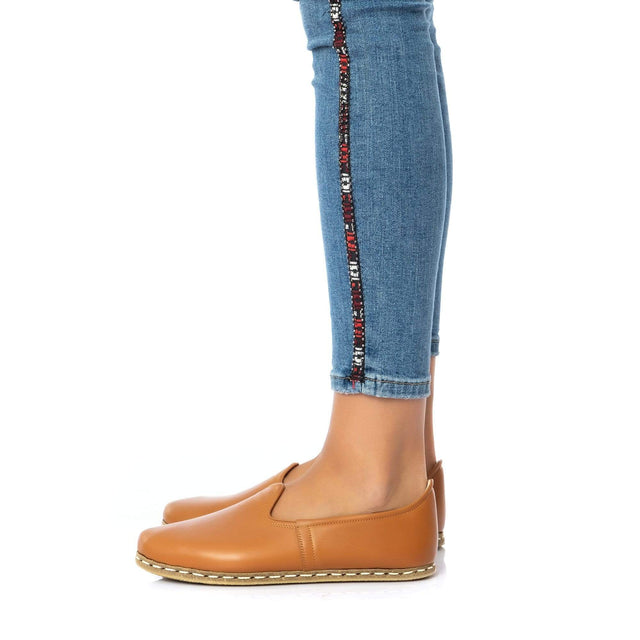 Yemeni Kadın Kakao Slip On Ayakkabı