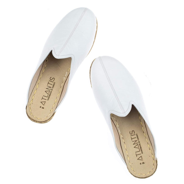 Clearance - Women's White Slippers