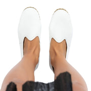 Women's White Slip On Shoes