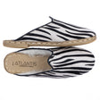 Men's Leather Zebra Shearlings